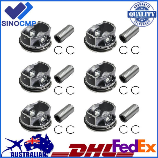 6Pcs Engine Piston Rings LR062617 for Jaguar F-Pace XE for Land Rover Discovery 3.0L