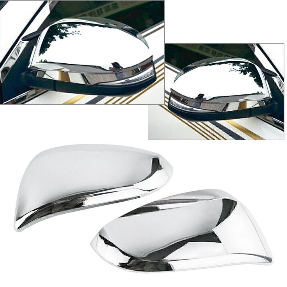 ABS Door Mirror Overlay Rear View Cover Trim for Toyota Voxy Noah R80 2014 - 18