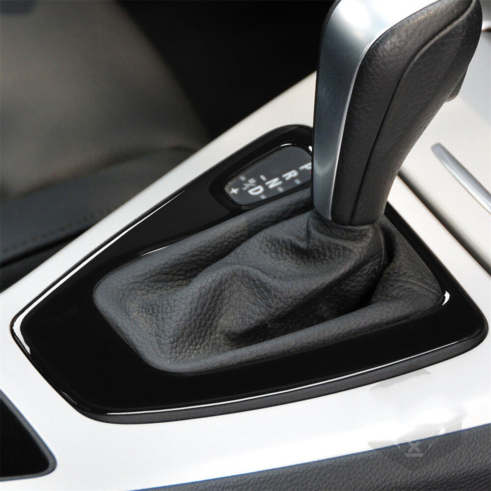 Black Interior Gear Shift Box Panel Cover Fit for BMW 3 Series E90 E92 2005-2012