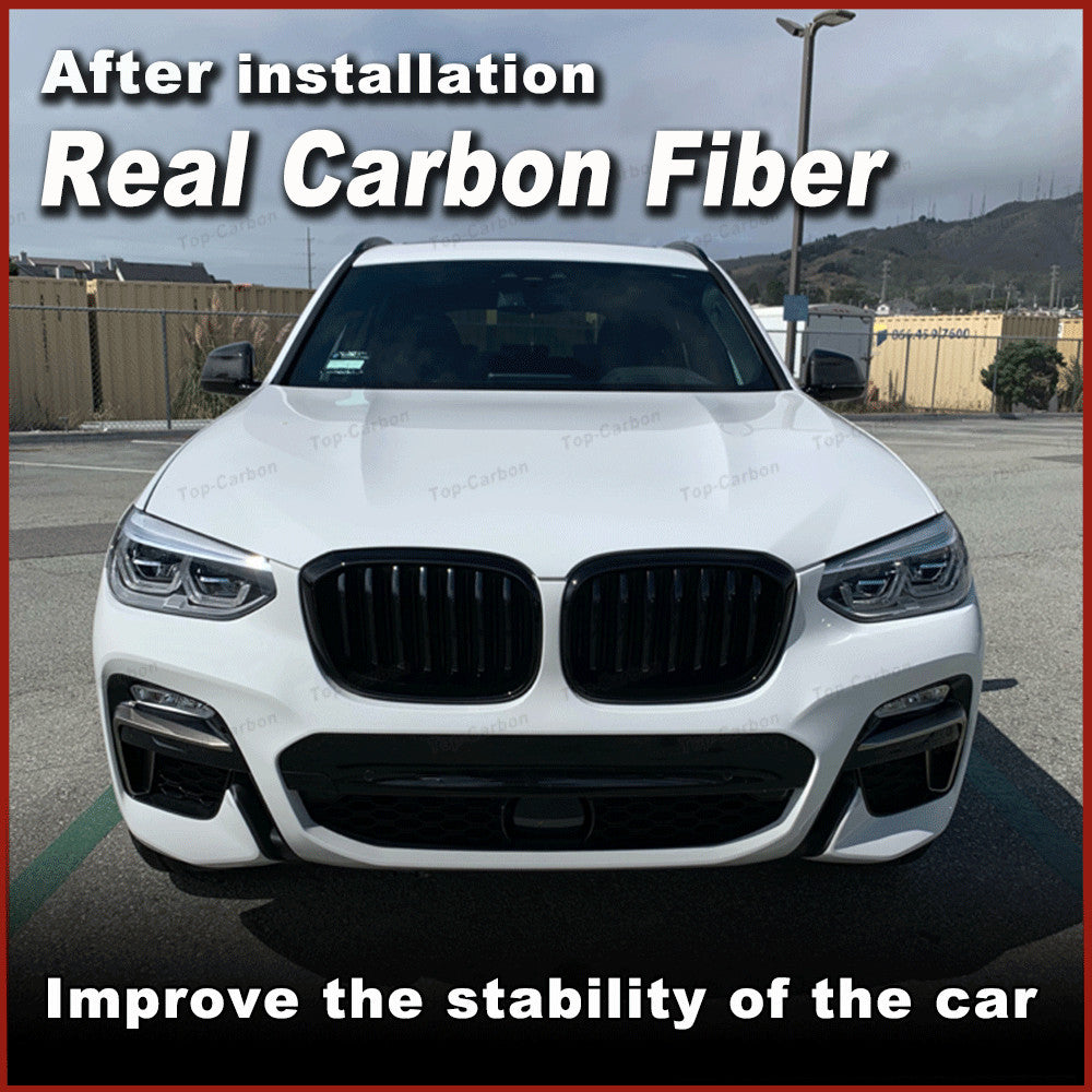 2xReplace Carbon Mirror Cover Cap Wing for BMW X3 F25 X4 F26 X5 F15 X6 F16 14-18