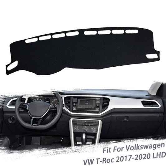1X Dashboard Dash Mat Non-slip DashMat Sun Shade for Volkswagen for VW T-Roc 17-2020