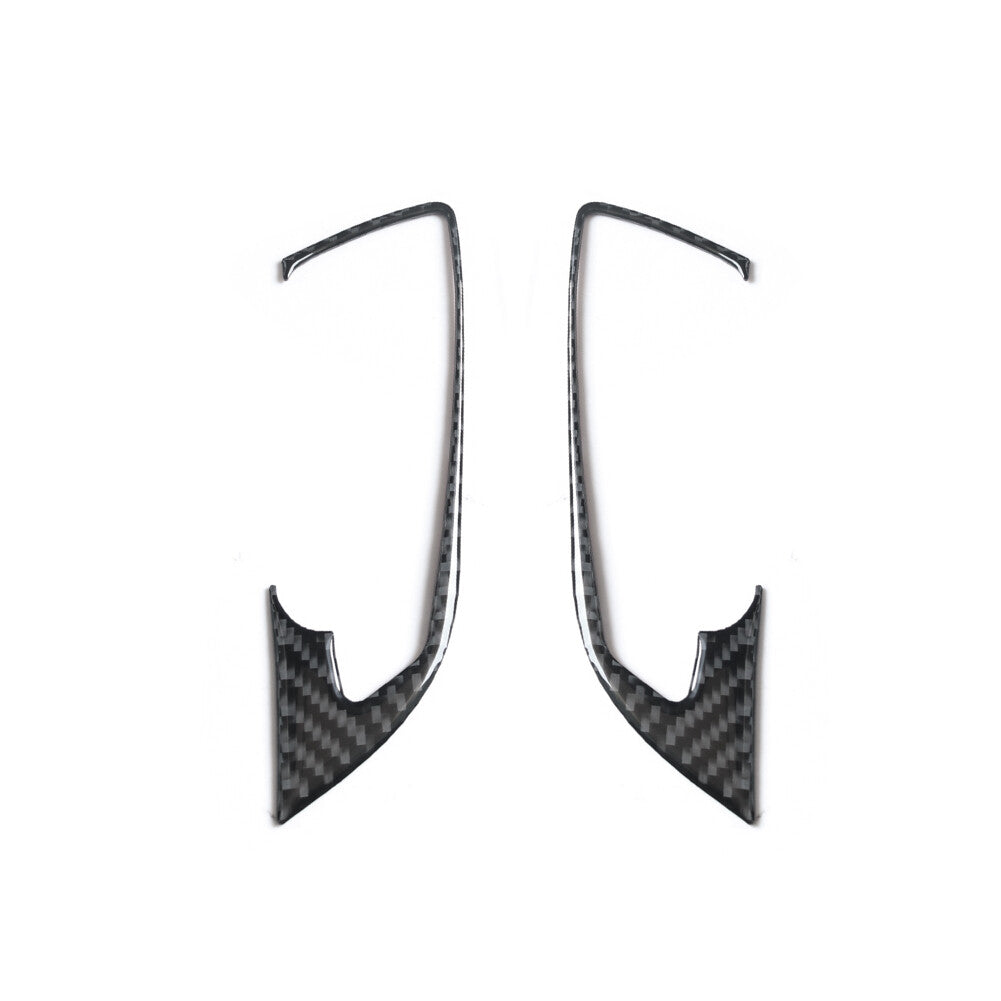 2 x carbon fiber interior door handle trim for BMW Z4 E89 2009-2016