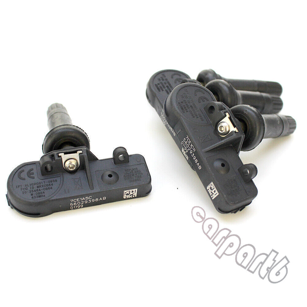 4Pcs GOOD Tire Pressure SensorTPMS NEW 56029398AB for Dodge for Chrysler for Jeep for RAM