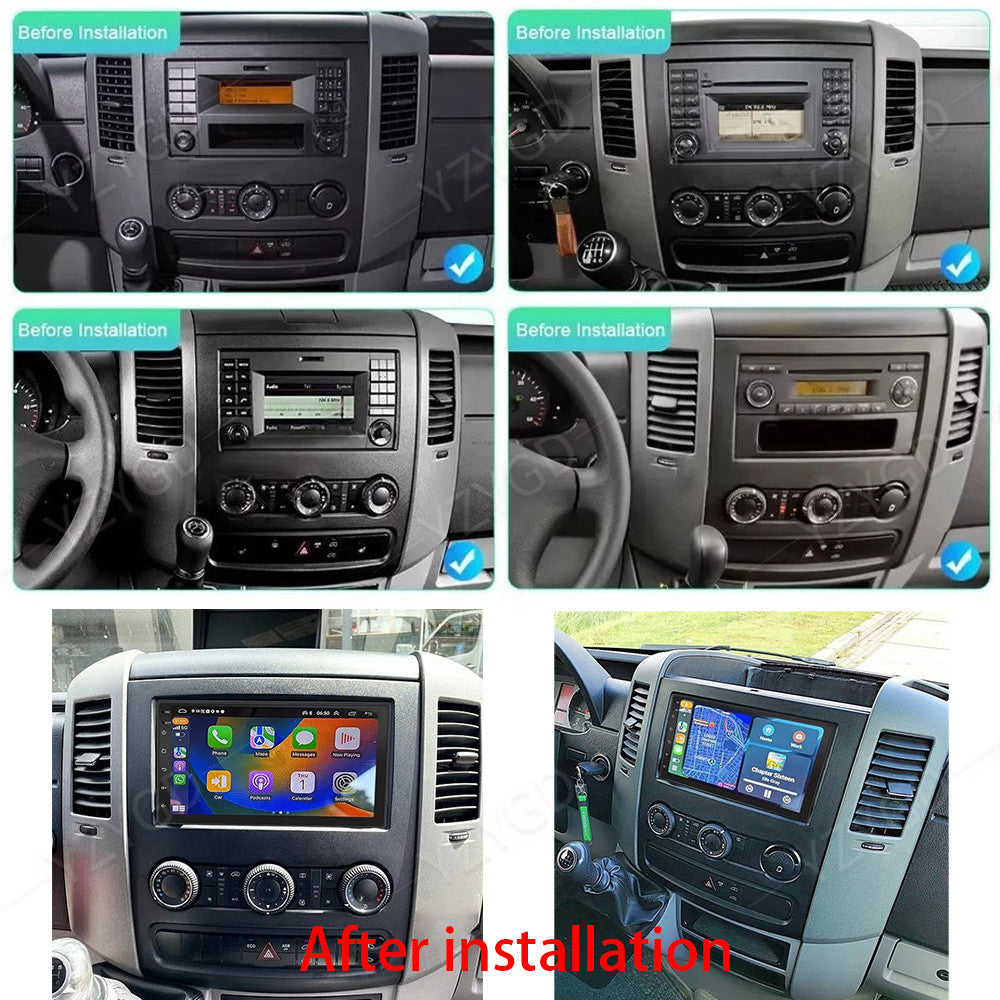 for Freightliner Sprinter 2007-2018 Car Radio Android CarPlay Stereo GPS Screen