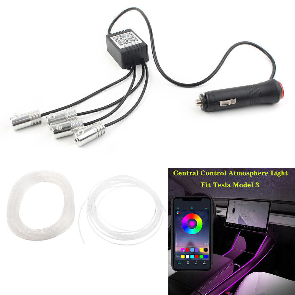 for Tesla Model 3 2017-19 2018 LED Light Car Interior Light Strip Control Light