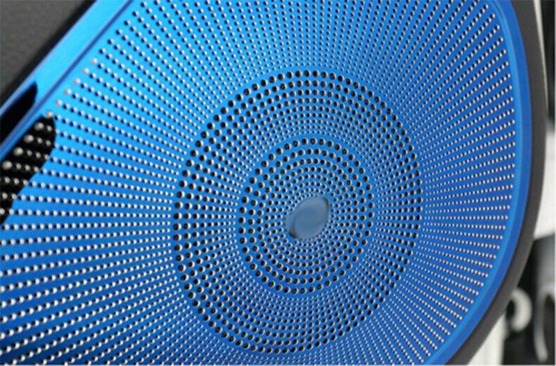 2X for Honda Accord 10th 2018-2022 Blue Inner Door Horn Frame Speaker Cover Trim