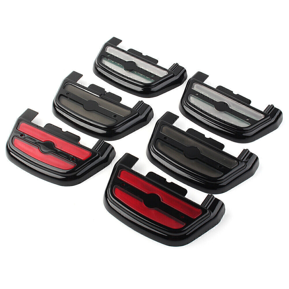 for Harley Dyna Touring Road King Led Light Passenger Footboard Floorboard Cover