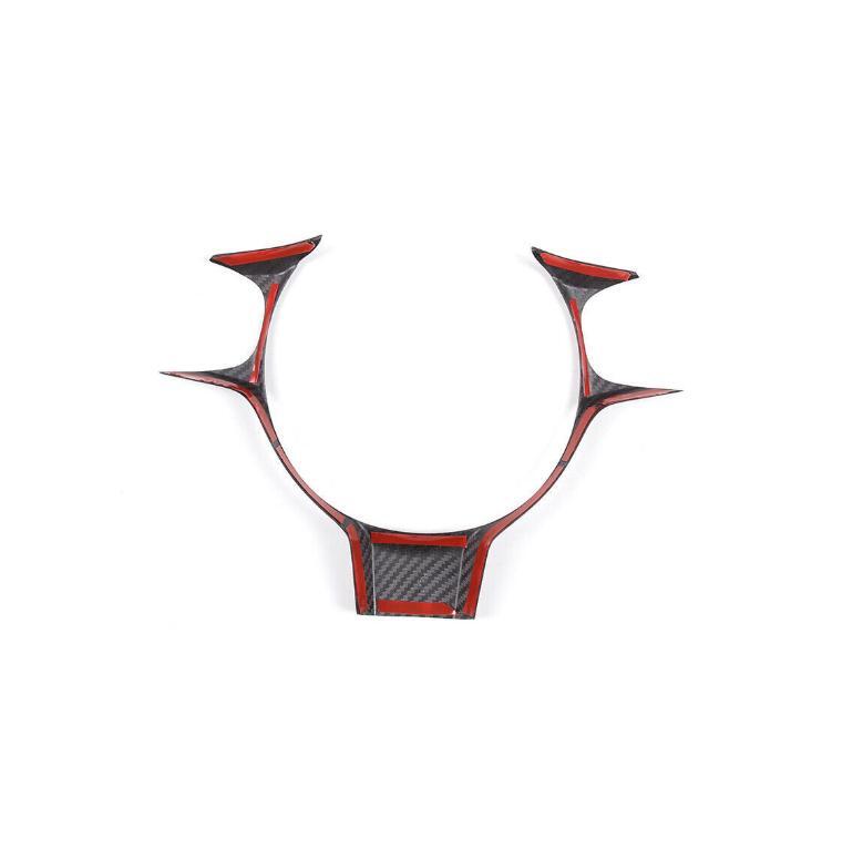 for Toyota 86/ for Subaru BRZ 17-23 Matt Real Carbon Steering Wheel Panel Trim cover