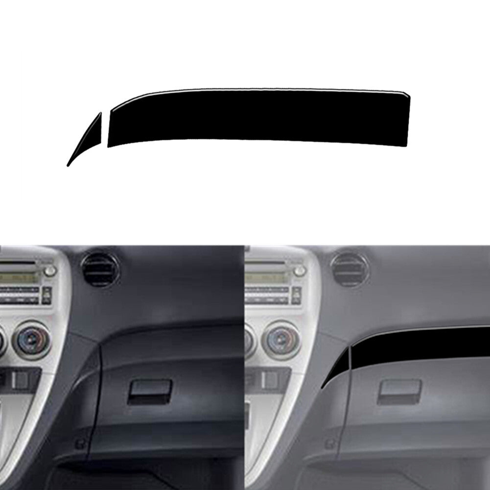 2Pcs Gloss Black Passenger Dashboard Cover Trim for Toyota Matrix 2009-2014