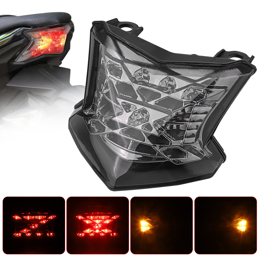 Motorcycle LED Tail Light Turn Signal for Kawasaki 650 Z900 Z650 2017-2024