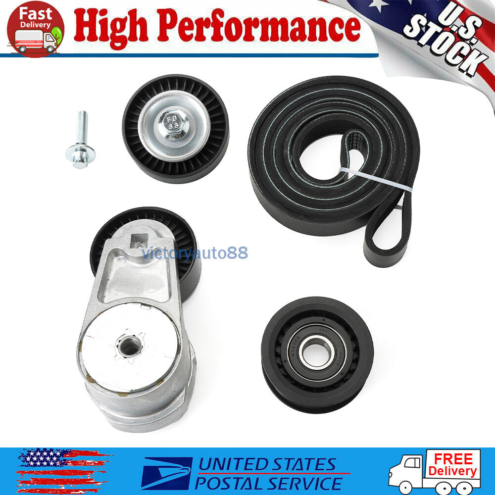 Suitable for Chrysler , for Dodge , and for Jeep Drive Idler pulley snake belt tensioner kit