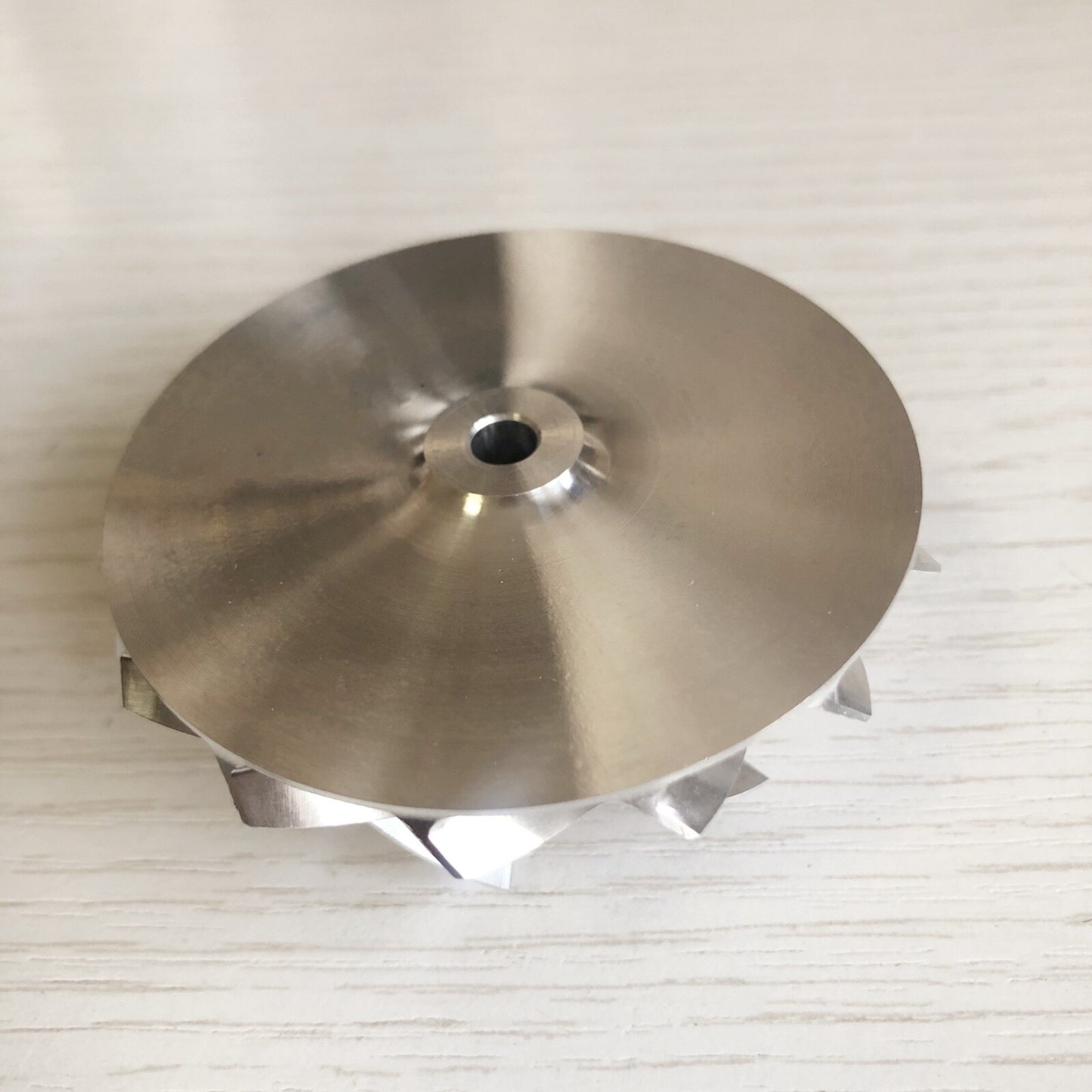 GT15-25 51.03/61.98 mm 7+7 Blade Turbine Milling/Burnt Compressor Wheel