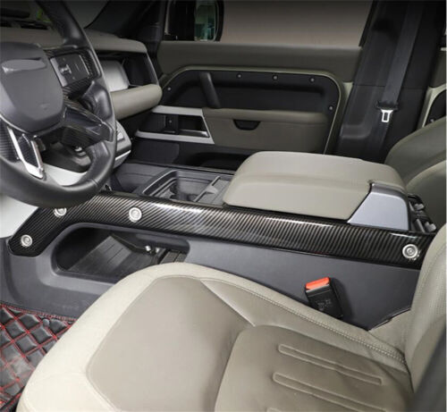 Gear Shift Side Strip Replace Carbon Fiber 2pc for Land Rover for Defender 2020-2023