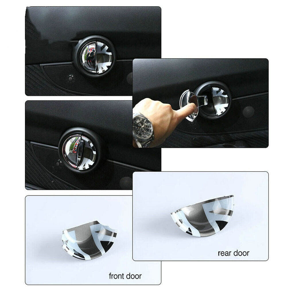 For Cooper F54 F55 F56 F60 Car Interior Door Handle Cover Trim Sticker JCW