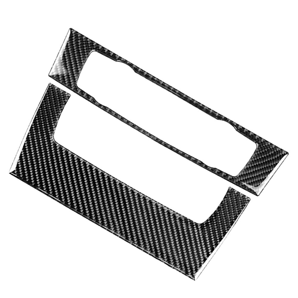 Carbon Fiber Console CD Panel Cover Trim Fit for BMW 3 Series E90 E92 E93 2005-2012