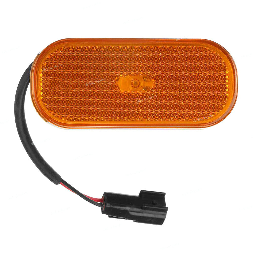 Fit for Ford Transit MK8 2014-2019 Amber LED Side Marker Light Turn Signal Lamp