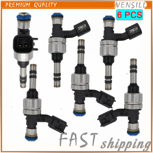 6 Pcs Fuel Injectors 12634126 for Buick Lacrosse for Cadillac ATS for Chevrolet JSD9-B1