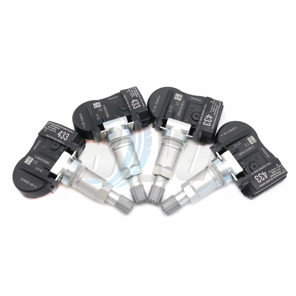New 103460200A 433MHz TPMS Tire Pressure Sensor Fits for Tesla for Model S X 3 4PCS