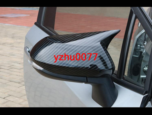 for Toyota for Corolla 2020-23 Carbon Fiber OX Horn Rear view mirror cover trim cap