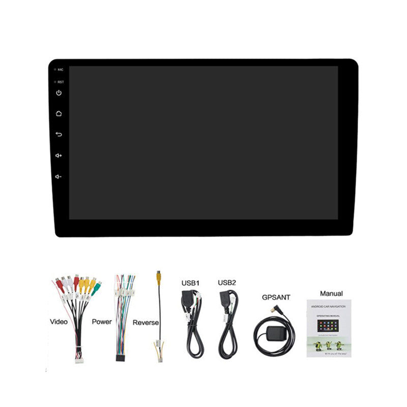1DIN Adjustable FM 9 Car Stereo Radio Android Contact Screen GPS Navigation