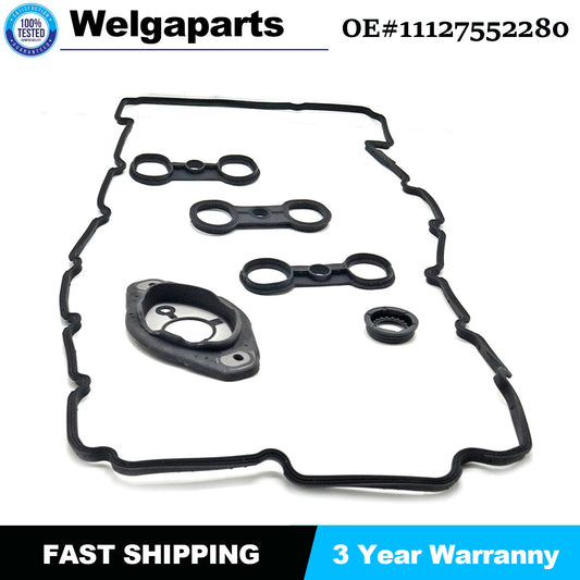 Valve Cover Gasket Set 11127552280 for BMW 328i 528i X3 X5 Z4 2.0/3.0L 07-13 US