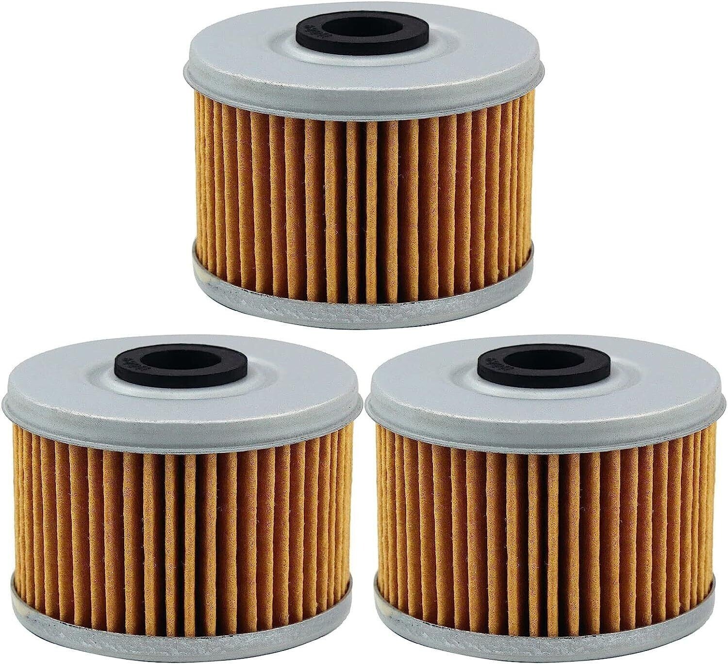 3pcs Oil Filter for Honda CM450 CMX450 CX500 GL500 GL650 XL250R XL350R XL600R