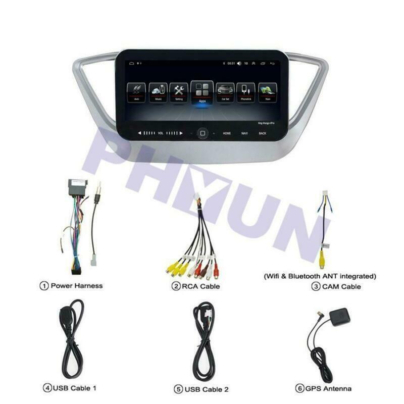 For 2017-2019 for Hyundai Solaris Verna 10 Android 10.1 Stereo Radio GPS Navigation