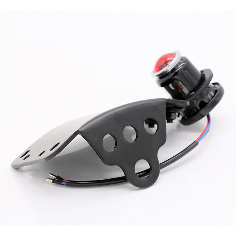 Motorcycle LED Coffee Racing Car Metal Brake License Plate Taillight Red Indicator ¡Á 1