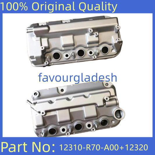 Front+Rear Engine Valve Covers for HONDA PILOT 3.5L 2012-2015 12310-R70-A00
