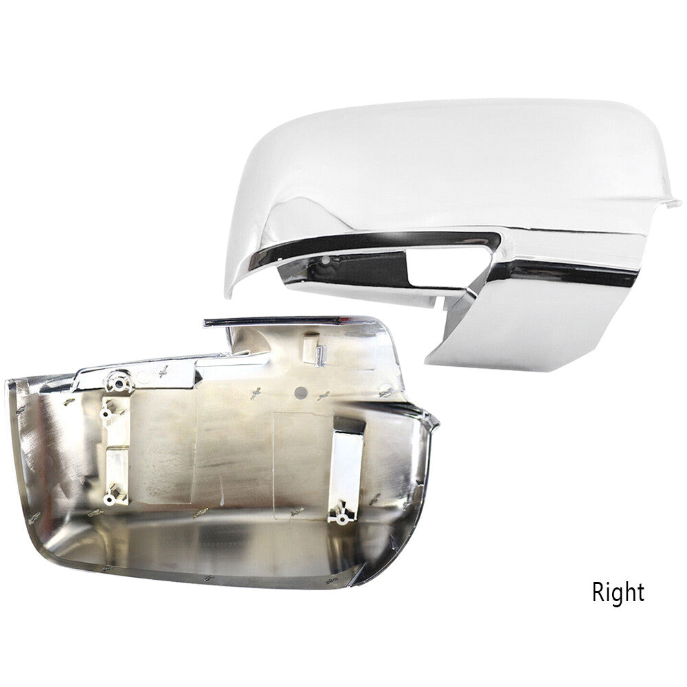 Left Right Mirror Cover Rearview Mirror Case for 2013-2018 for Ram 1500 Chrome