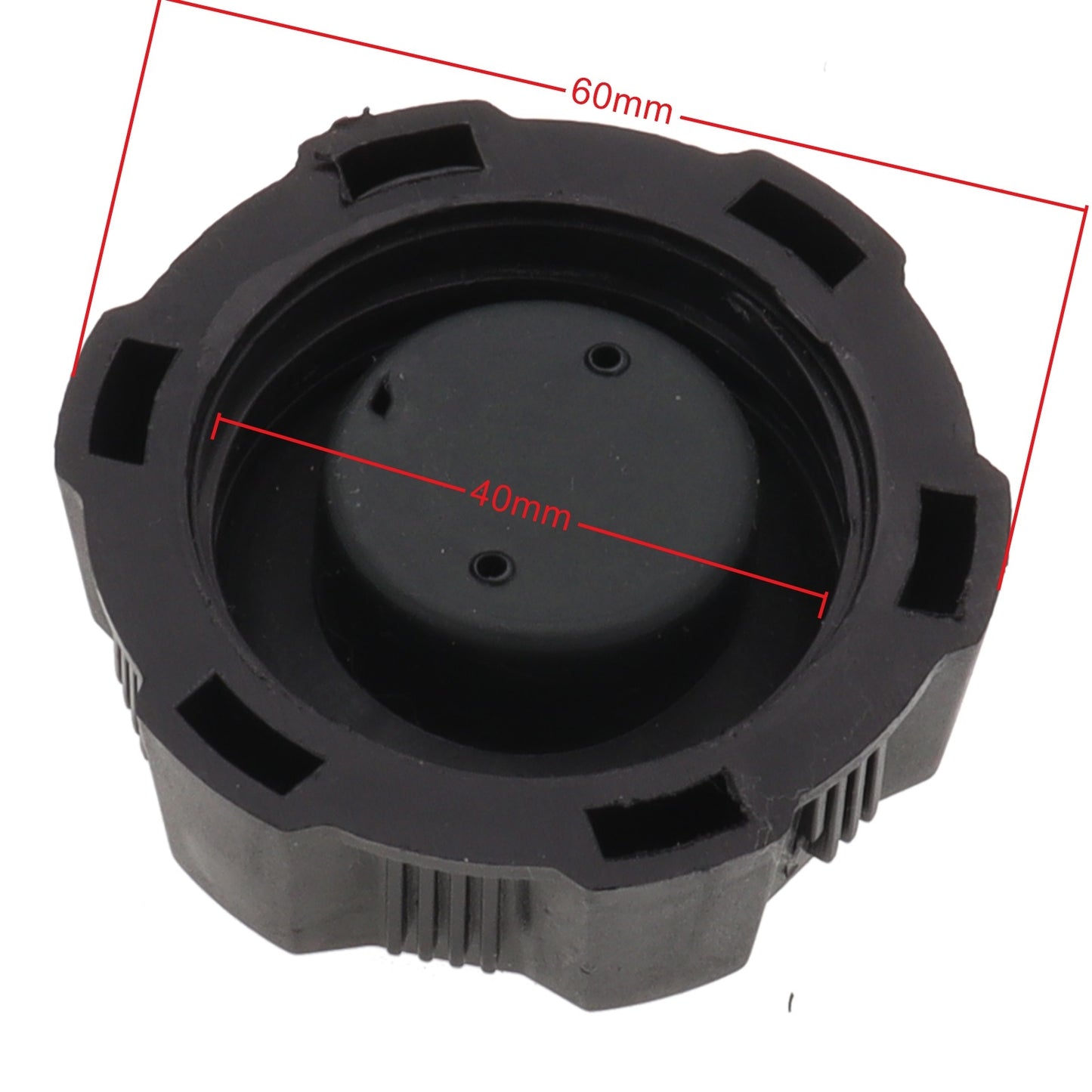 2x Petrol Tank Cap For 50cc 70cc 90cc ATV Fuel Cap Quad 4 Wheeler Go Kart Black