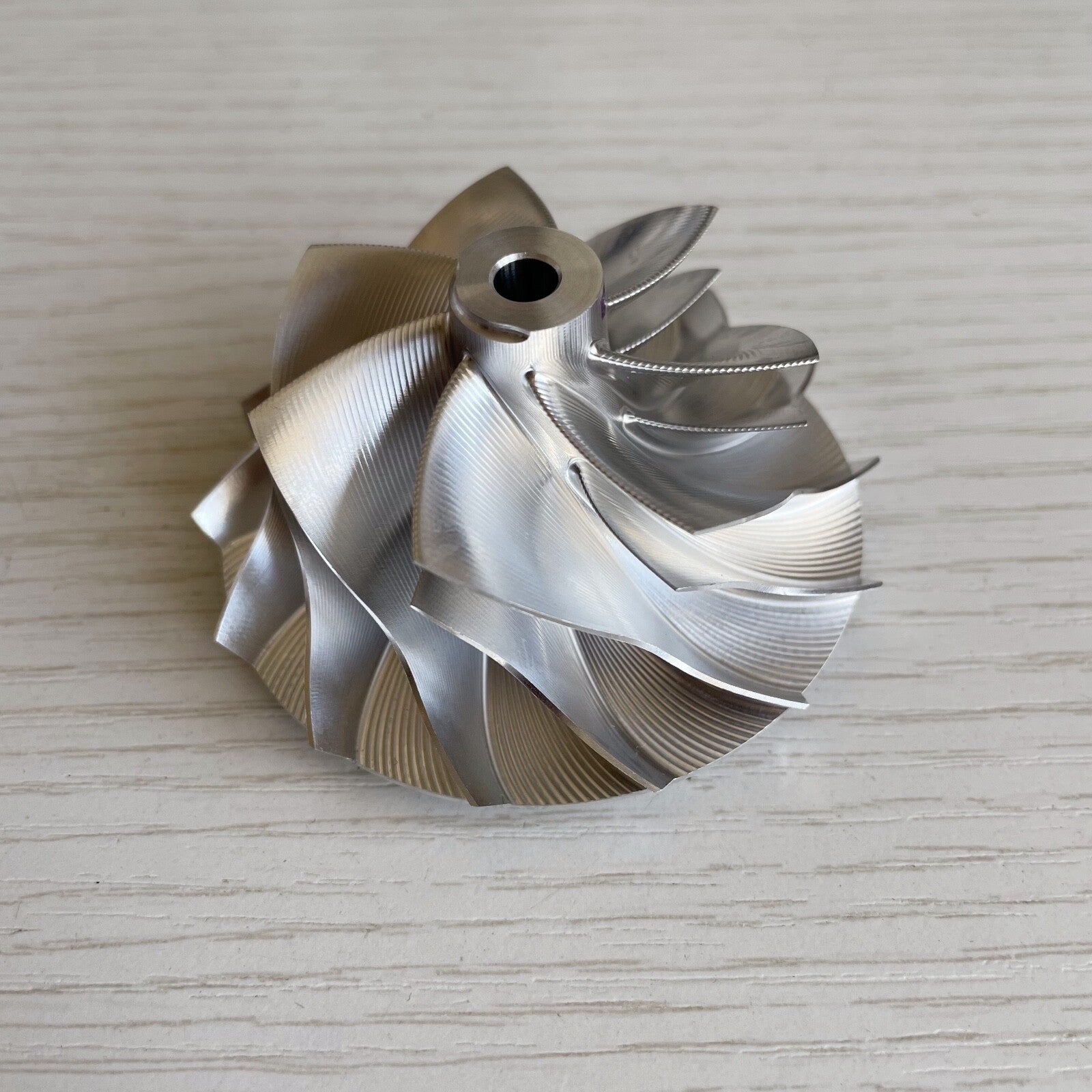 GT15-25 47.00/61.98 mm 7+7 insert spot milling performance compressor wheel