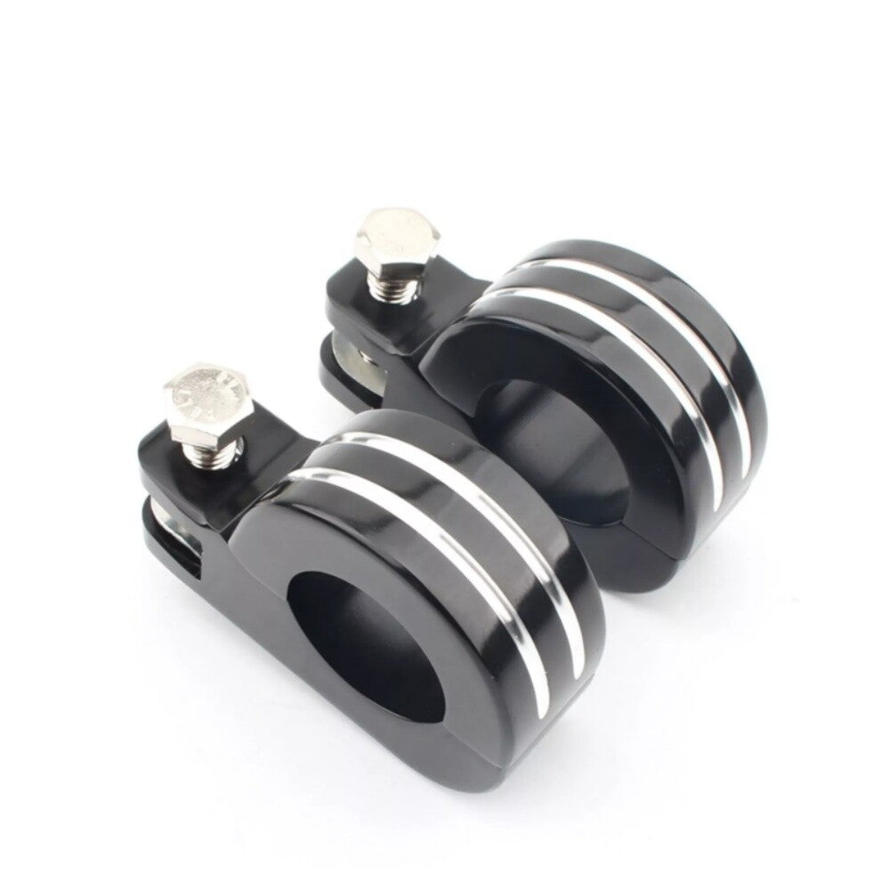 Motorcycle 32mm Engine Guard Foot Pegs Mount Clamp for Harley for Honda Universal