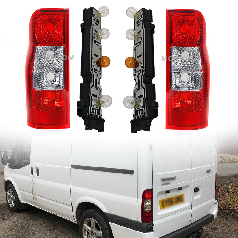 Set Rear Reflector Rear Tail Light+Circuit Board for Ford Transit MK7 2006-2014
