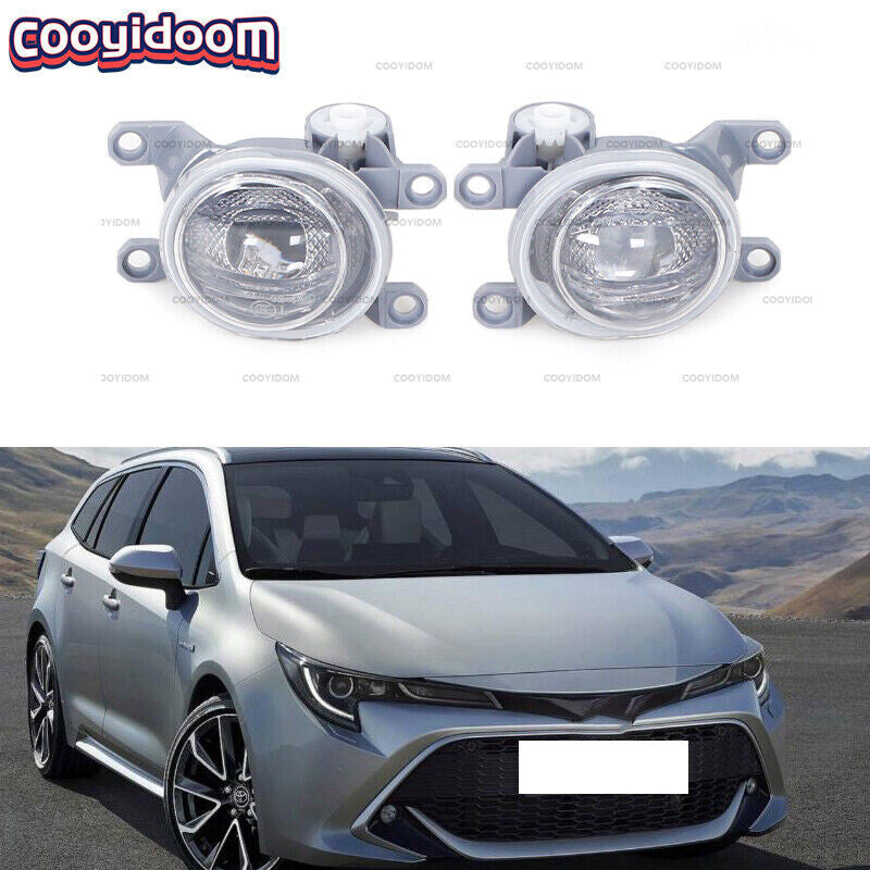 Front bumper LED fog lights with bulbs for Toyota for Corolla 2019 - 21 Levin 2019 - 20
