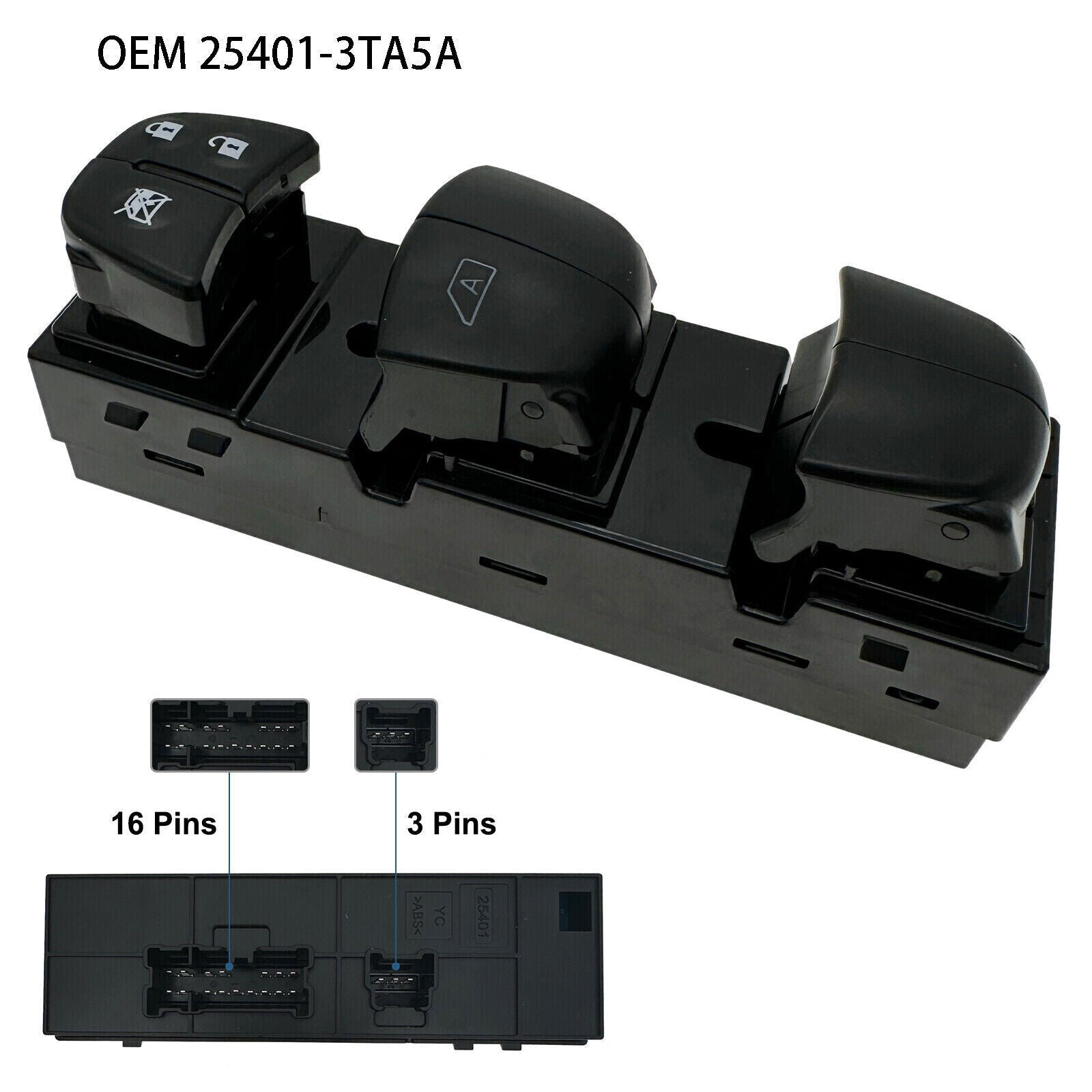 for Nissan Altima 2013-2018 Power Window Master Control Switch Left Driver Side
