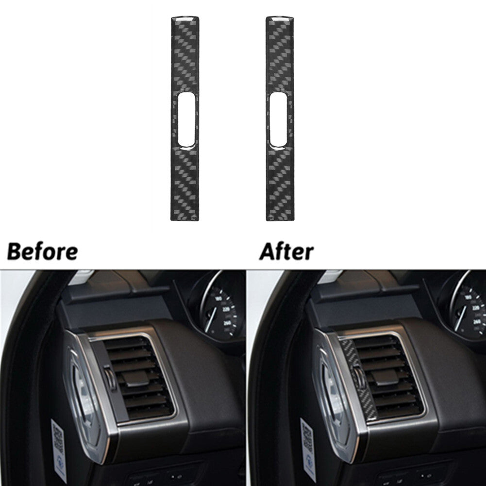 Carbon Fiber Dash Air Vent Strip Cover Trim For Land for Range Rover Sport 2014-2017