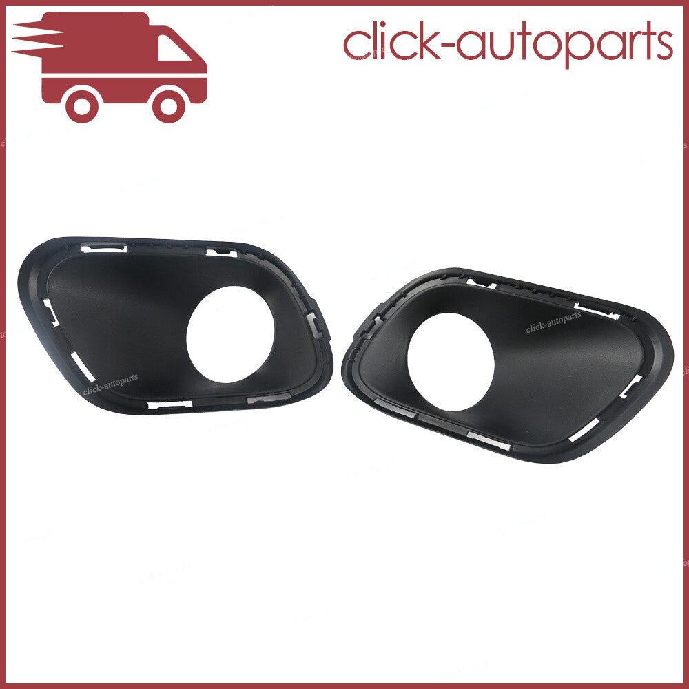 Pair For 2014-18 for Jeep Cherokee Front RightLeft Bumper Fog Light Lamp Cover Trim