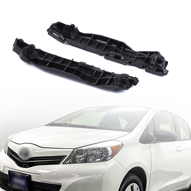 Front Left Right Bumper Bracket Set Plastic For 2007-2011 for Toyota Yaris Hatchback