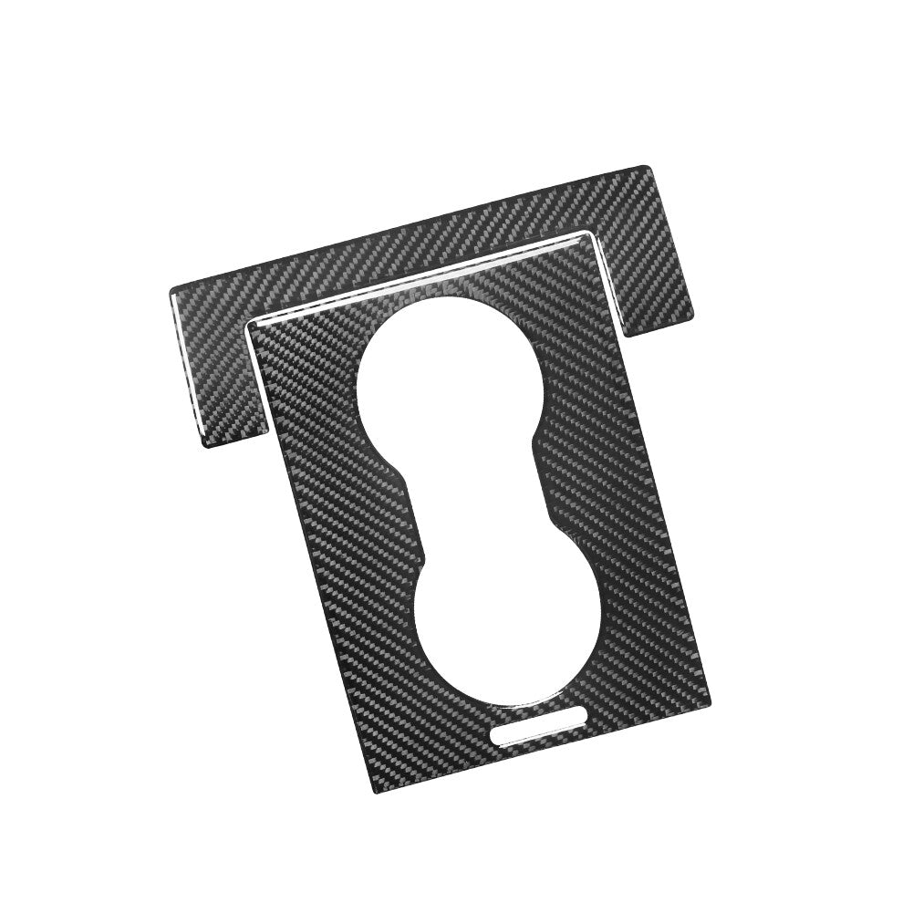 Carbon Fiber Rear Armrest Cup Holder Cover Trim For Land for Range Rover Sport 14-17