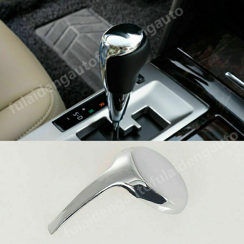 for Toyota for Camry 2012-2017 ABS Chrome Central Console Gear Shift Knob Cover Trim