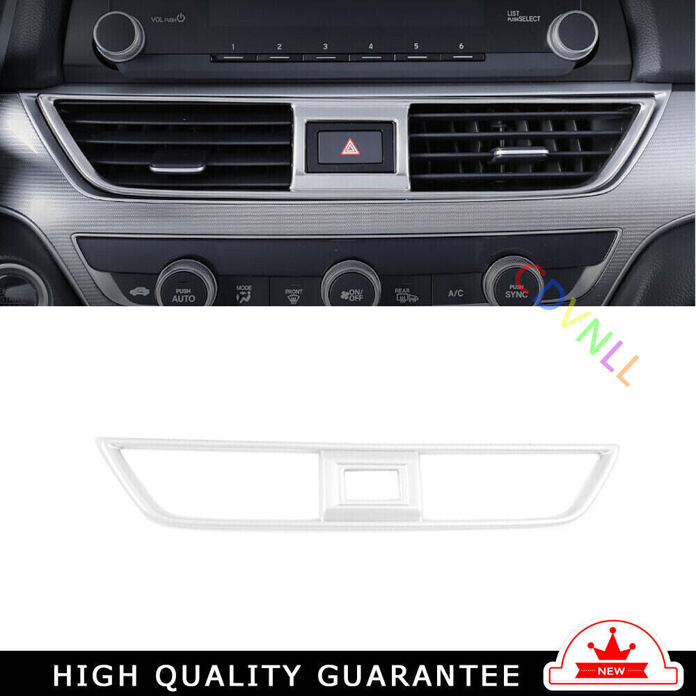 Middle Air Outlet Vent Cover Trim for Honda Accord 10TH 18-22 Silver Titanium