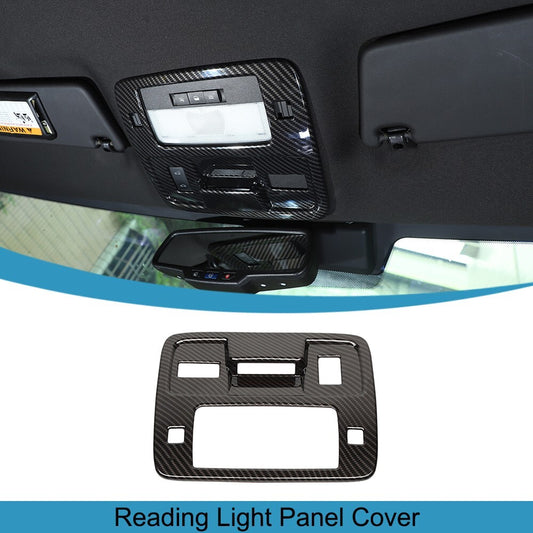Roof Reading Light Lamp Panel Cover Trim for Chevrolet Camaro 2010-2015 Carbon