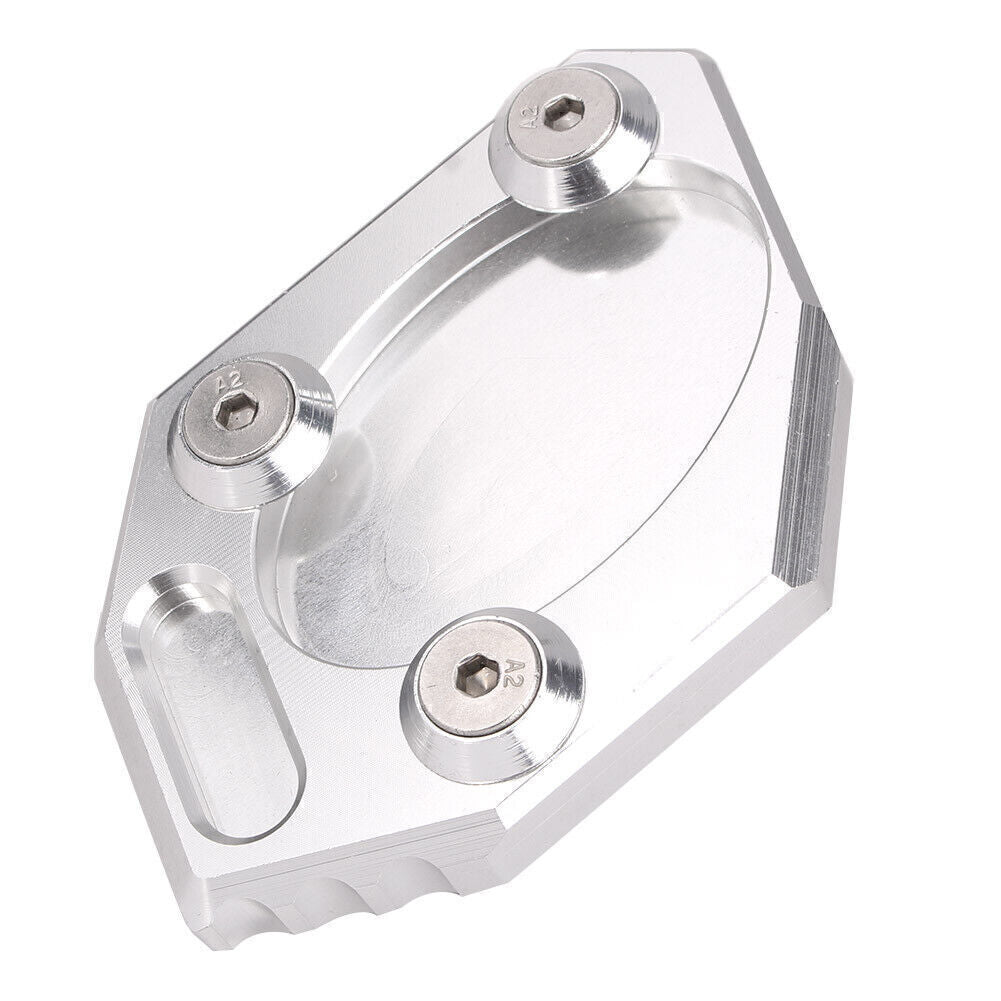 Kickstand Side Stand Plate Silver for Kawasaki 250 300R Z250 ZX250 EX300