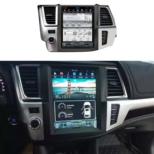 for Toyota Highlander 12.1 Touchscreen radio Android GPS Navigation 14~18