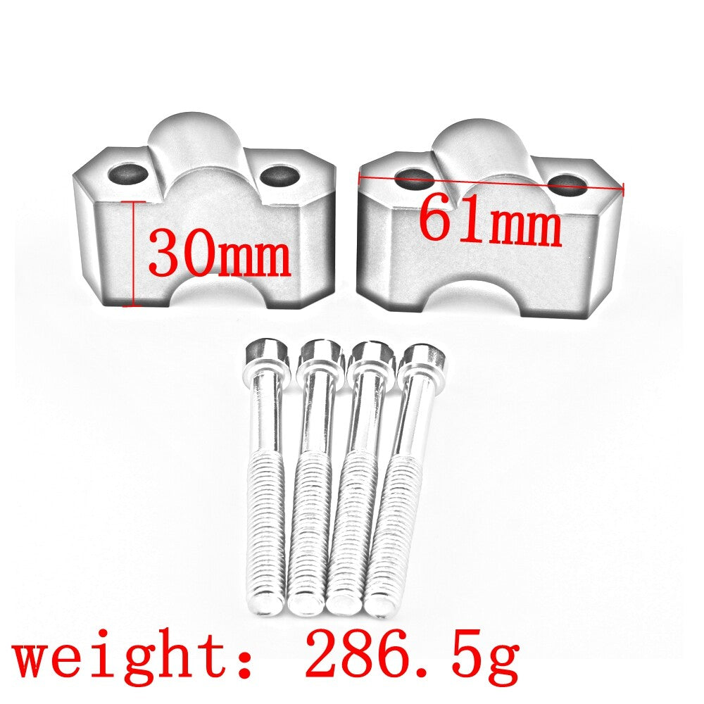 Motorcycle Aluminum Handlebar Riser Clamp for Kawasaki Z1000 2007-09 Z750 04-11