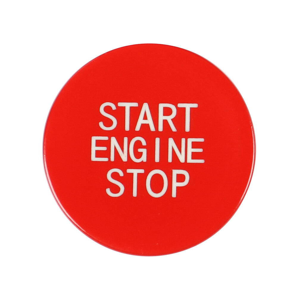 Car Engine Start Stop Button Switch Cover Trim ABS Fit for BMW 3 8 X Series Red ne
