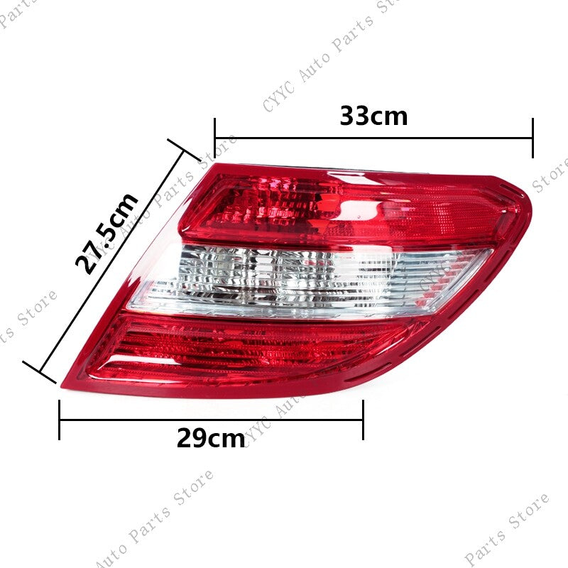 Left Tail Light cover for Mercedes Benz W204 C180 C200 2007-2010 Brake Light