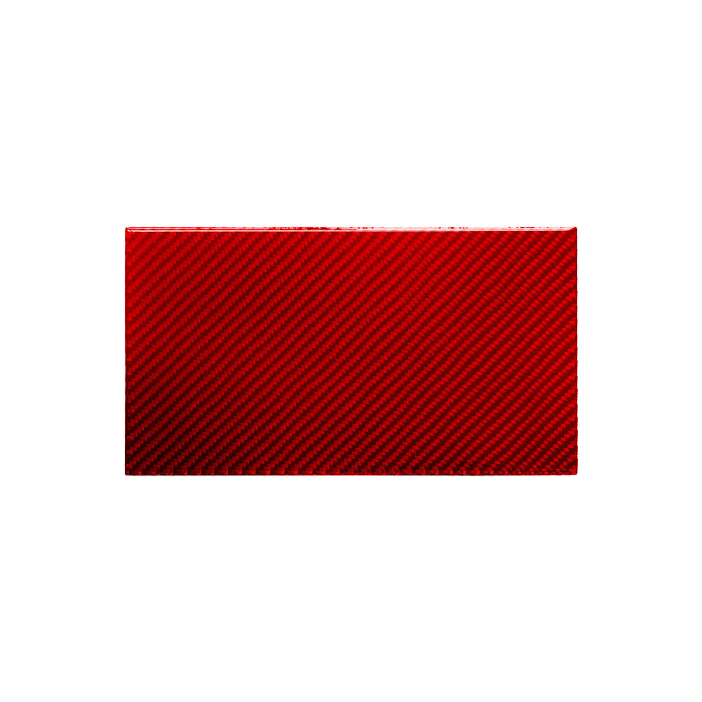 Red Carbon Fiber Below Outlet Trim for Jeep for Wrangler 2007-2010