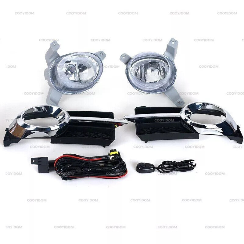 Front Fog light Fog Lamp Cover Bezel Set for Chevrolet Aveo sedan/Lova 2007-10